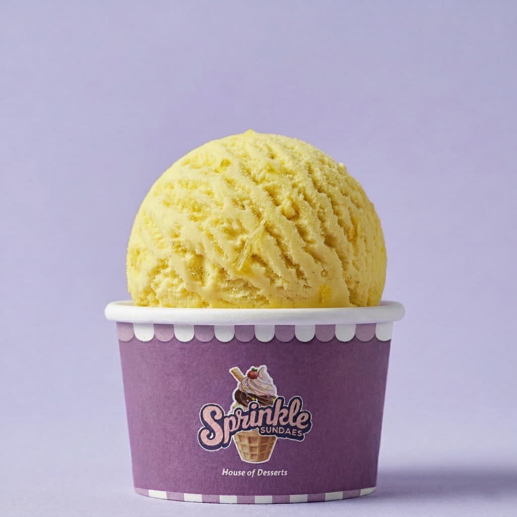 Pineapple — Tangy tropical pineapple scoop