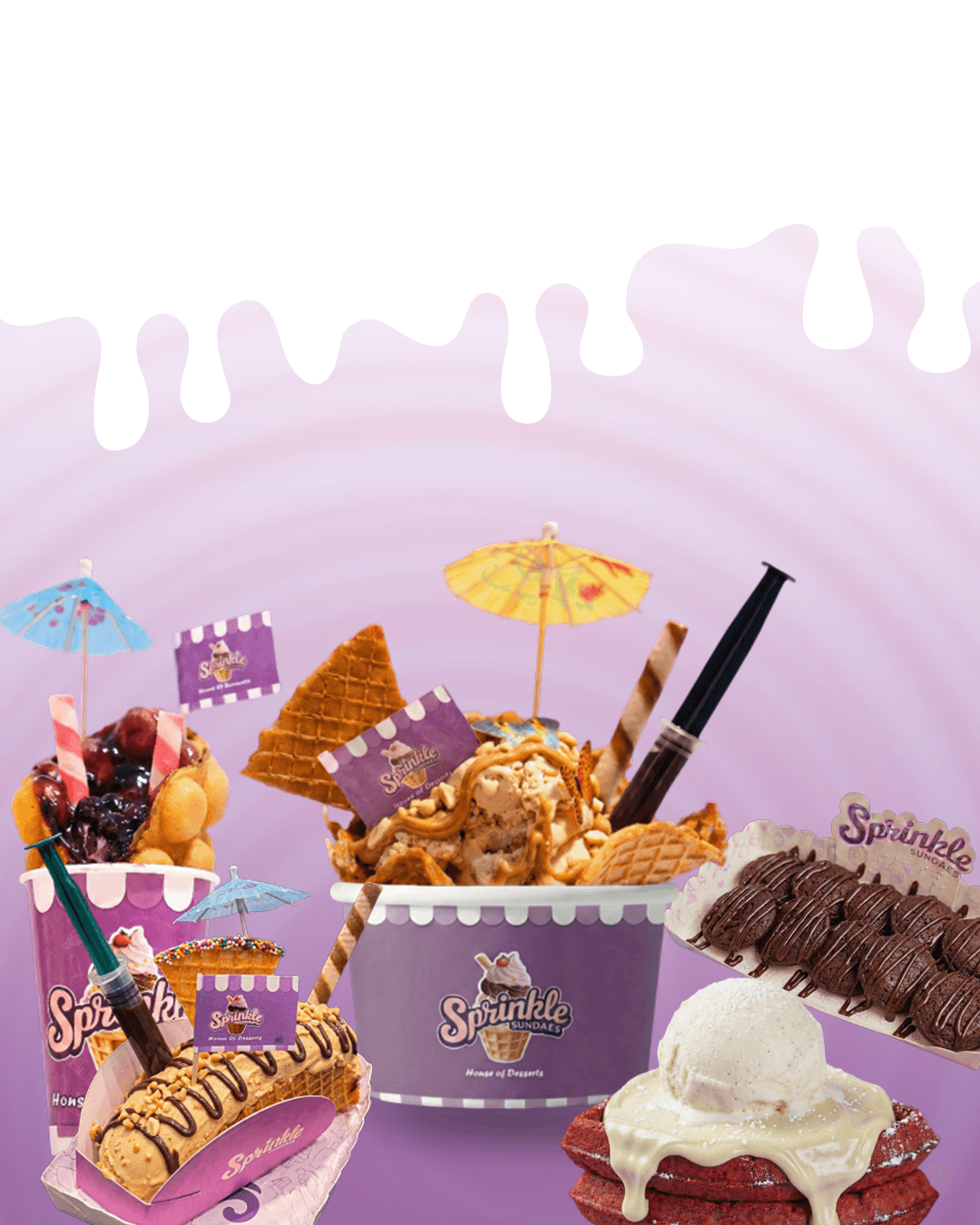 Our Menu — premium desserts and beverages